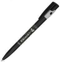 Ручка шариковая KIKI ECOLINE, черный/белый, экопластик