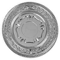 Медаль наградная "Серебро"; серебристый; 12х12х2