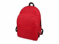 Рюкзак "Trend"  с 2 отделениями на молнии и внешним карманом, красный